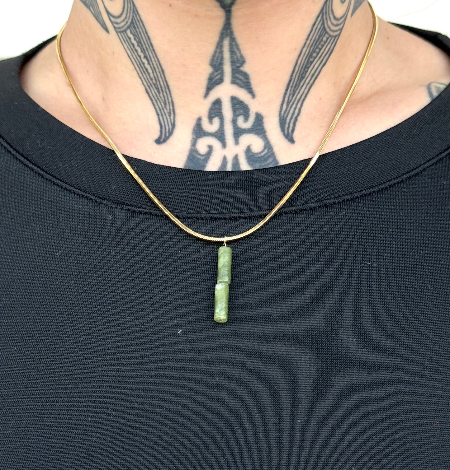 Pounamu X Snake Chains - Mau Kakī