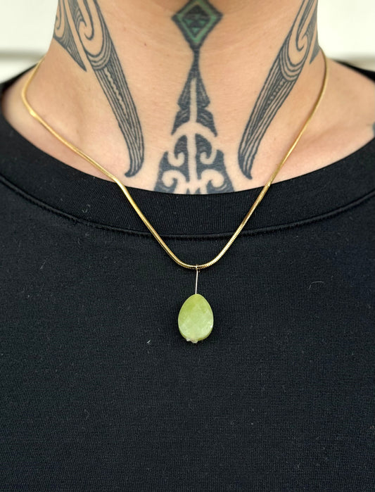 Pounamu X Snake Chains - Mau Kakī