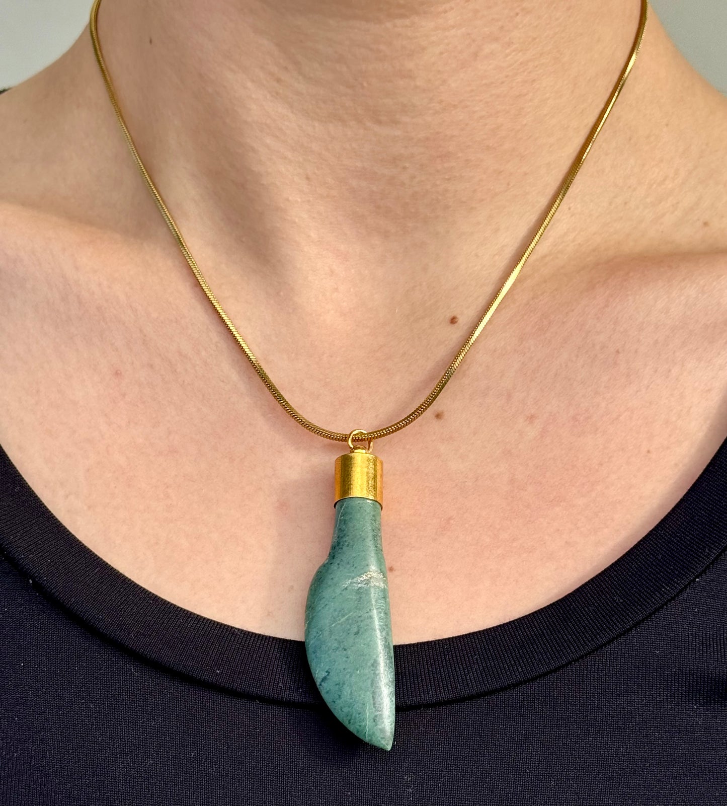 Pounamu X Snake Chains - Mau Kakī