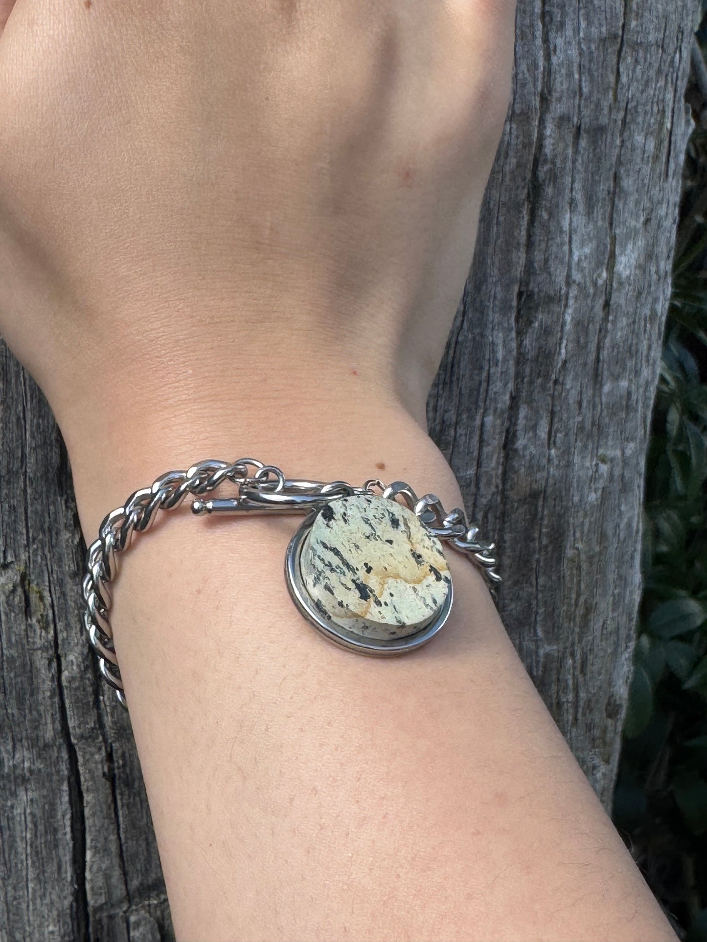 Pounamu Porowhita x Cuban Chain
