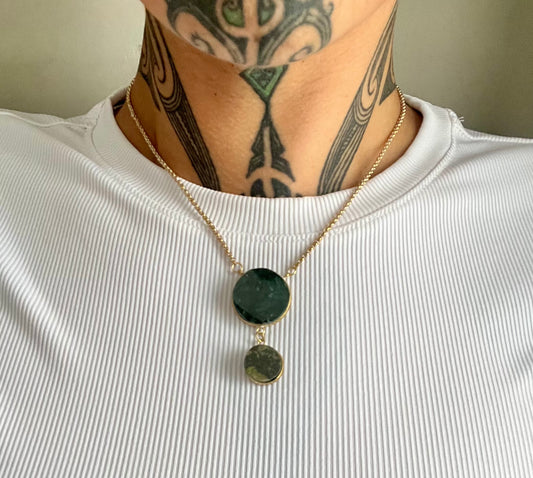 Pounamu X Kōura - Double porowhita Mau Kakī