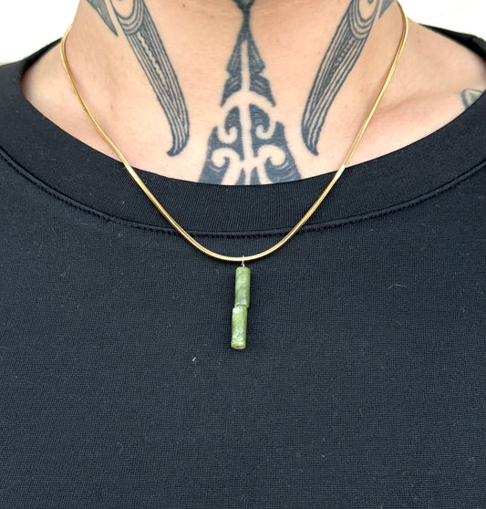 Pounamu X Snake Chains - Mau Kakī