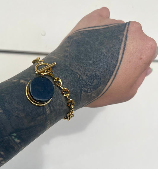 Pounamu X Kōura Kōmore - T-Link Chain
